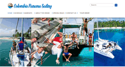 Desktop Screenshot of colombiapanamasailing.com